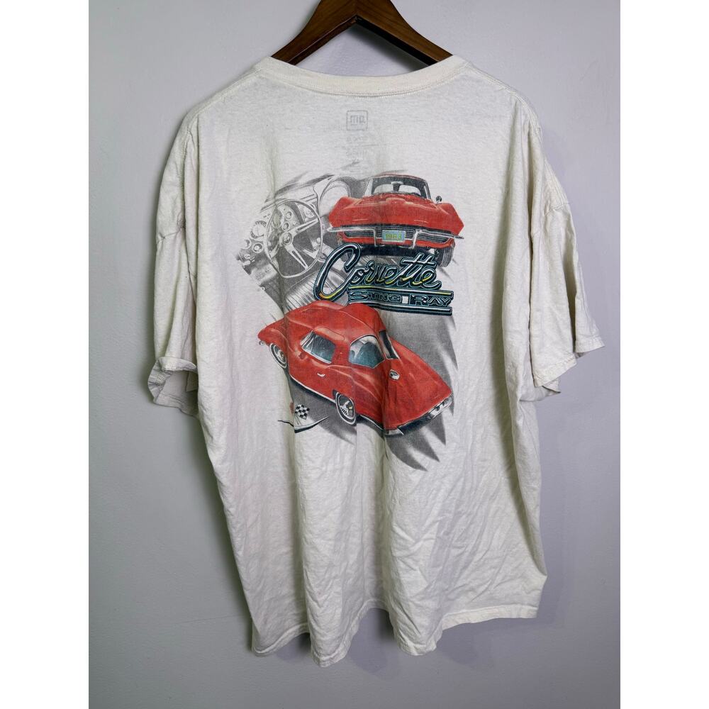 Corvette Sting Ray Graphic T-Shirt GM Licensed 1963 Red Car 4XL